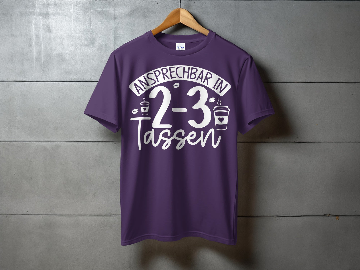 Ansprechbar In 2 3 Tassen Shirt for Coffee Lovers