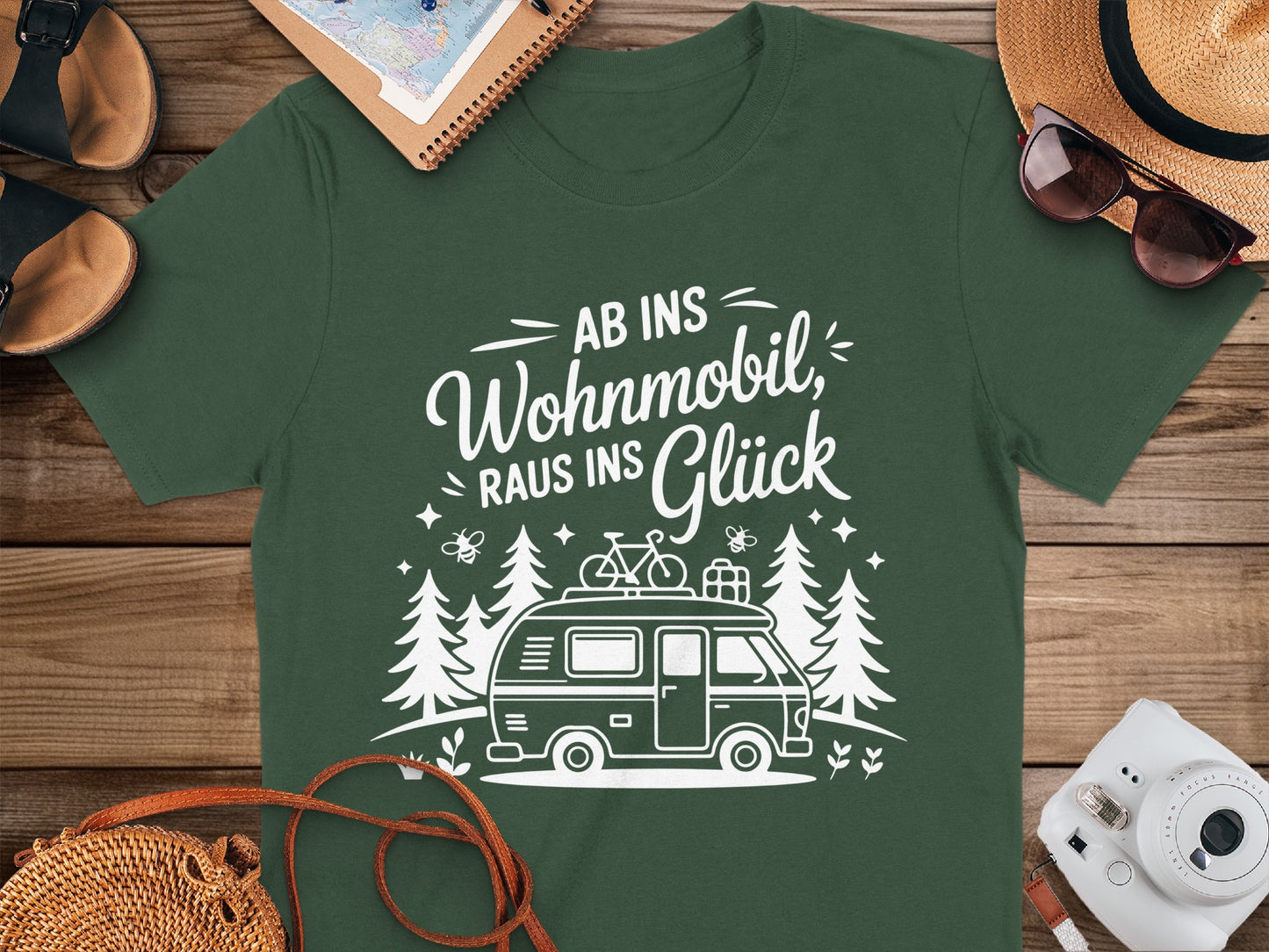 Ab Ins Wohnmobil Raus Ins Glück T-shirt