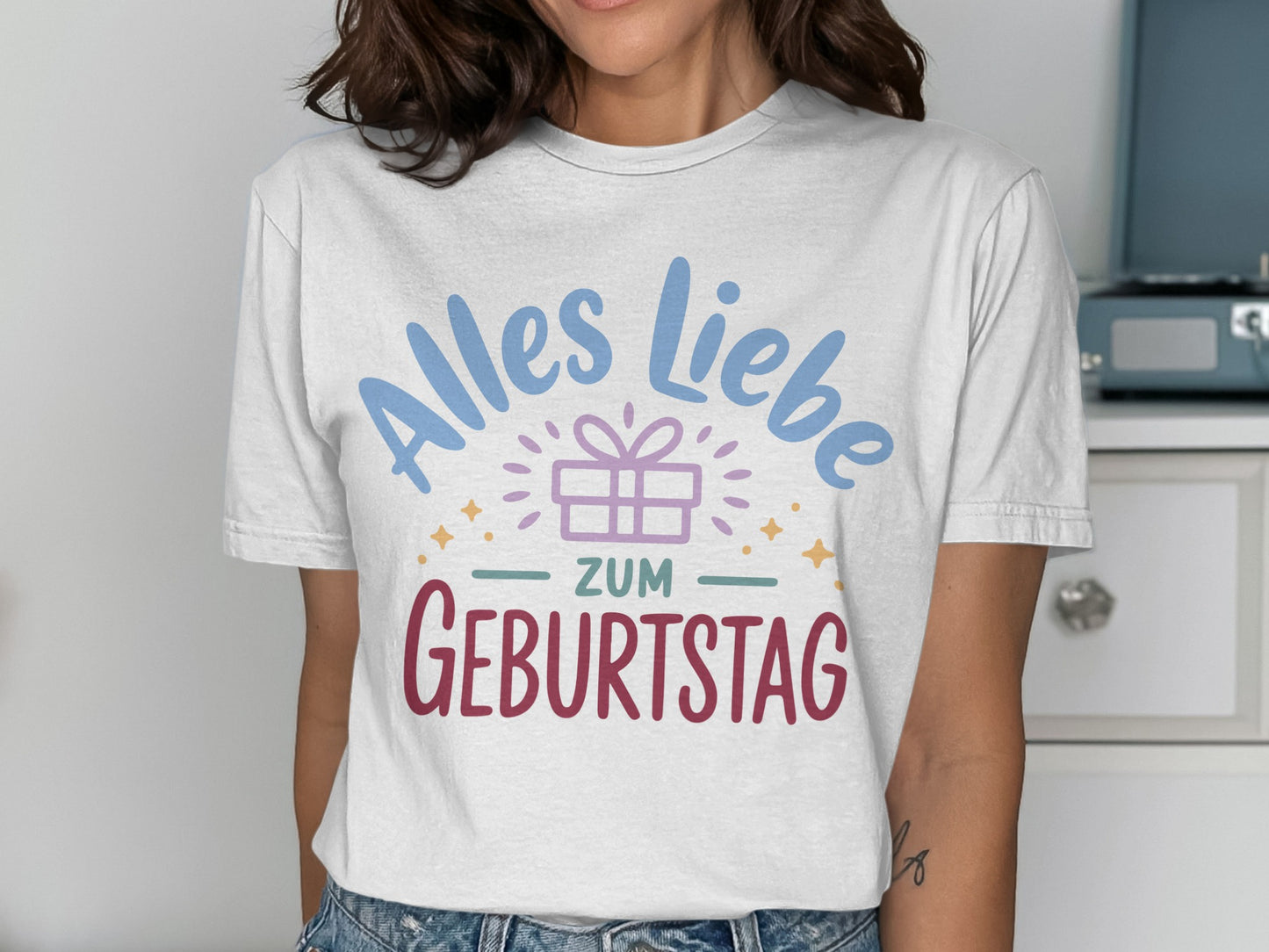 Alles Liebe Zum Geburtstag graphic tee