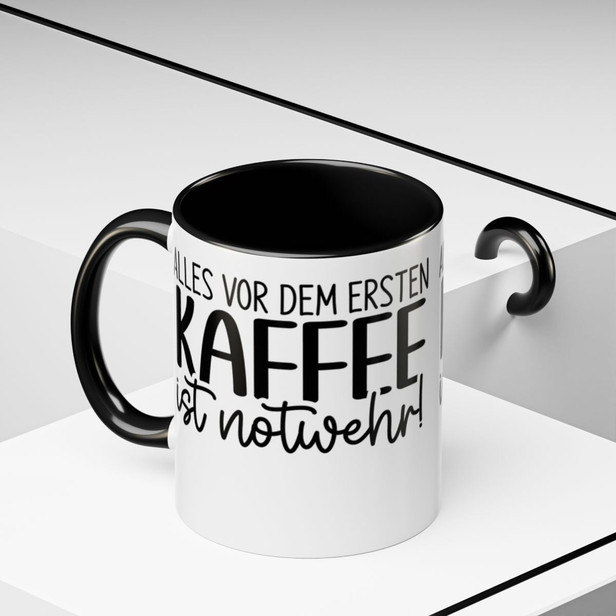 Alles vor dem ersten Kaffee ist Notwehr mug