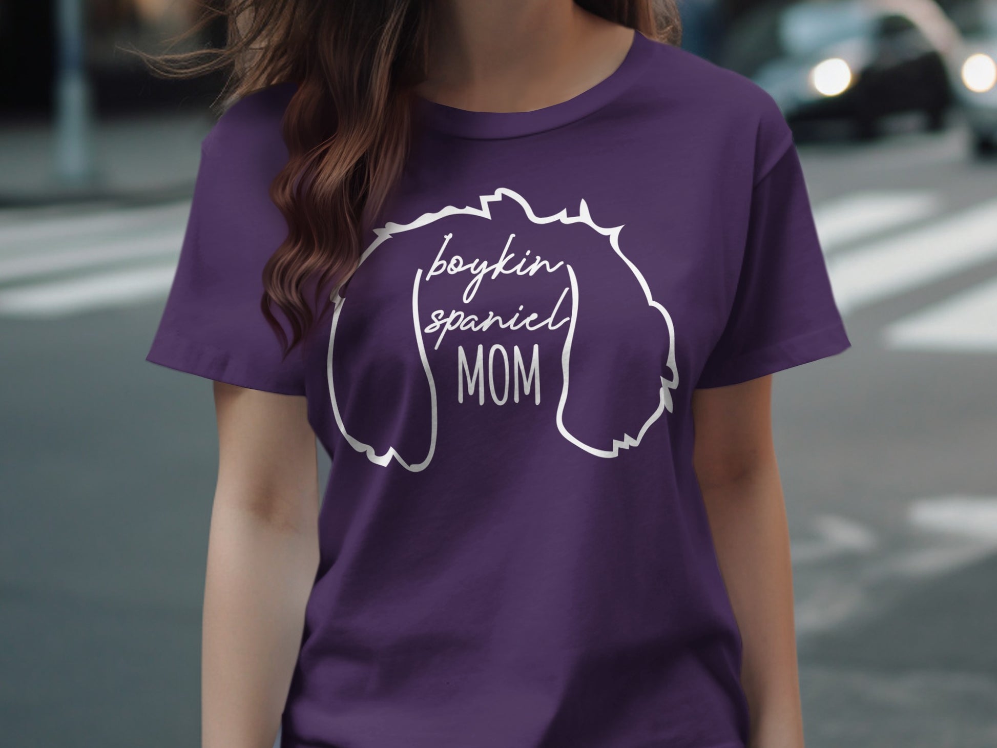 Boykin Spaniel Mom Graphic Tee for Dog Lovers