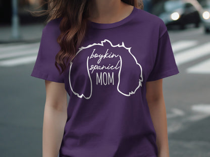 Boykin Spaniel Mom Graphic Tee for Dog Lovers