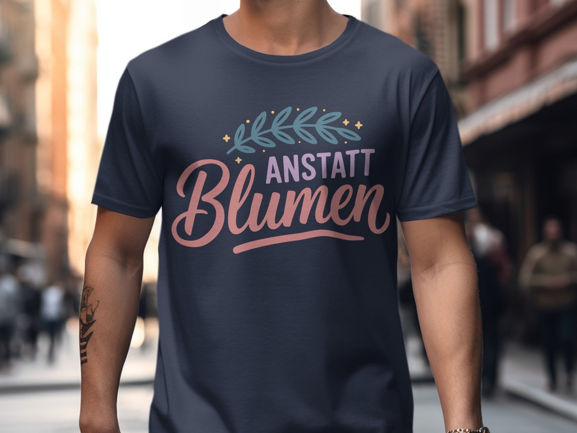 Anstatt Blumen Graphic Tee Casual Stylish shirts