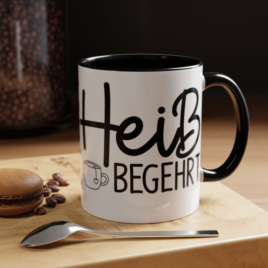 HeiB BegehRT Stylish Black and White Mug