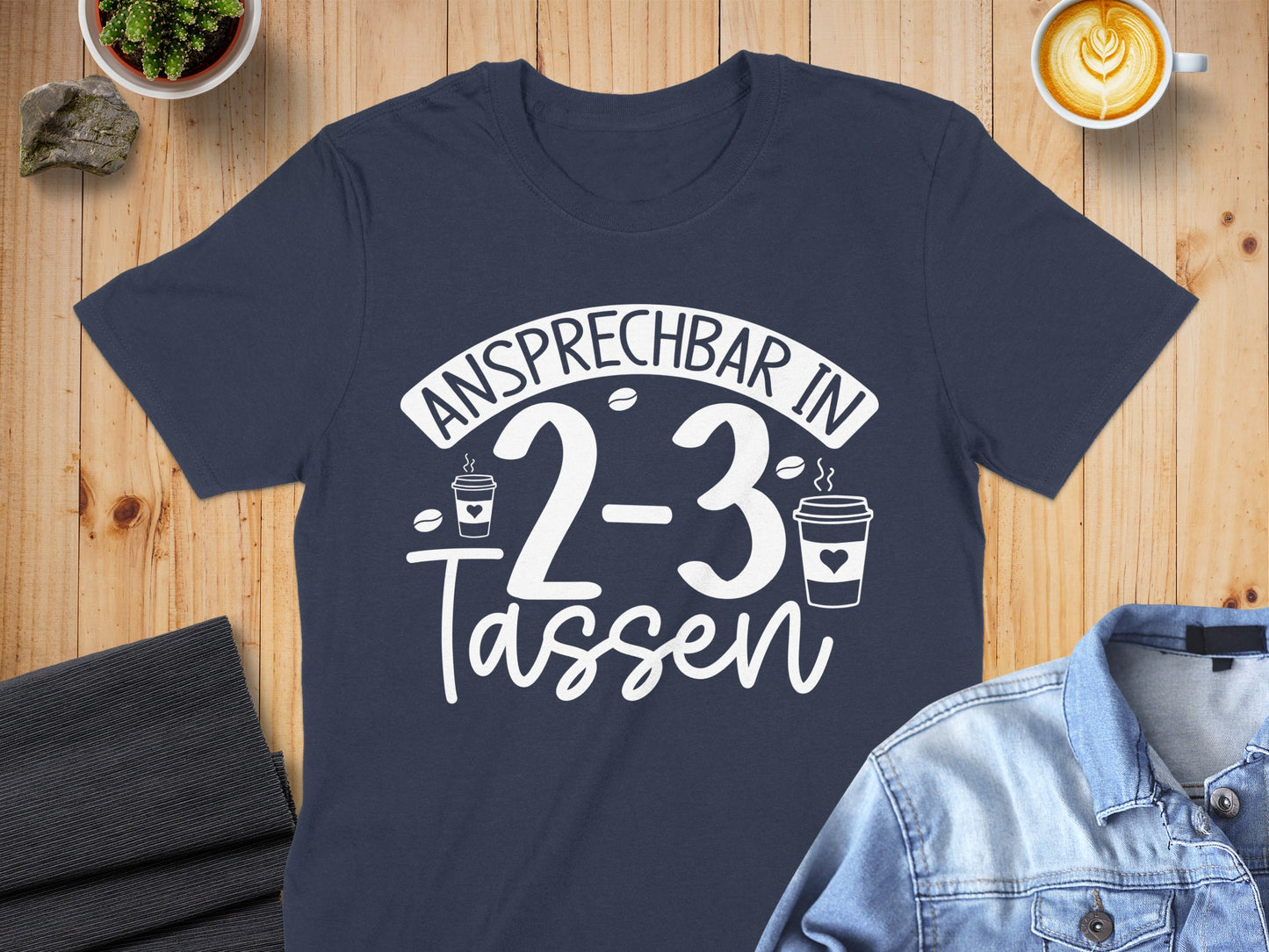 Lustige Kaffeespruch Grafik auf Tassen Produkt