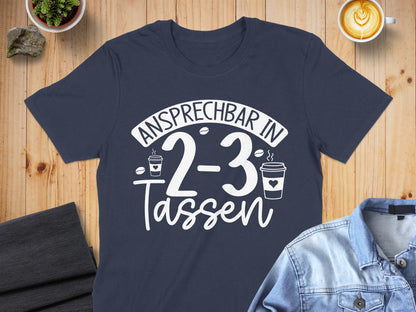 Lustige Kaffeespruch Grafik auf Tassen Produkt