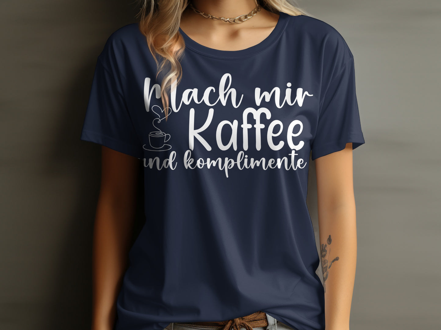 Mach mir Kaffee und Komplimente T-Shirt