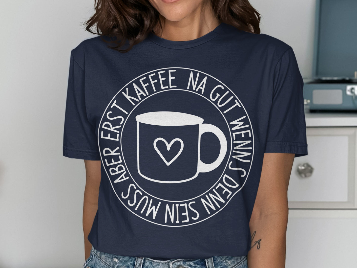 Erst Kaffee Na Gut Wenn Sonst Muss Shirt