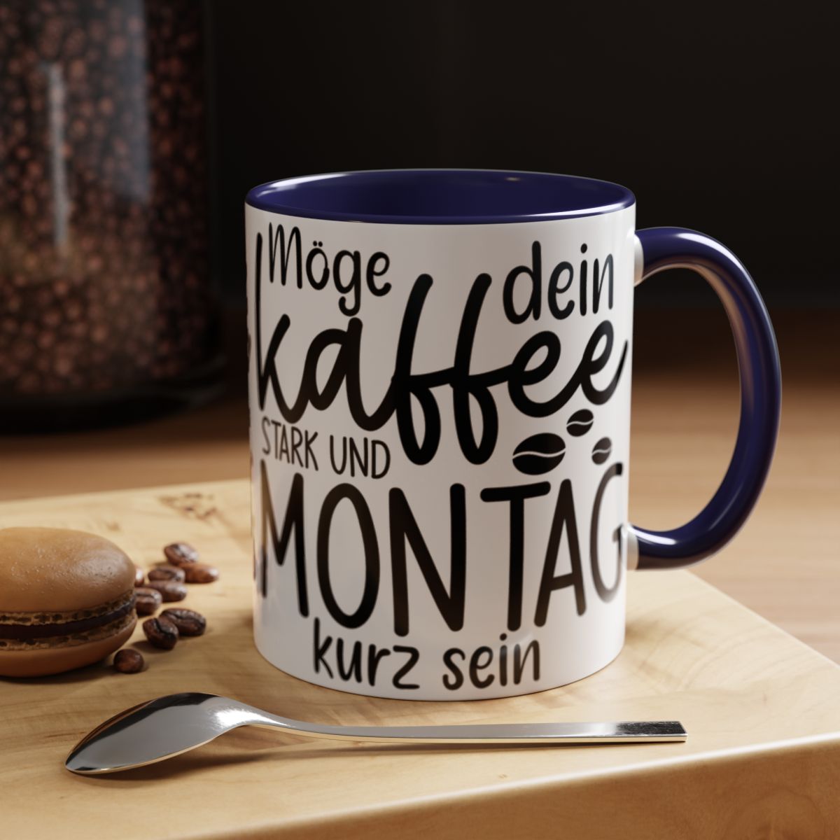 Möge dein Kaffee stark und dein Montag kurz sein mug