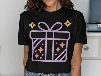 Starry Gift Box Short Sleeve Graphic Tee