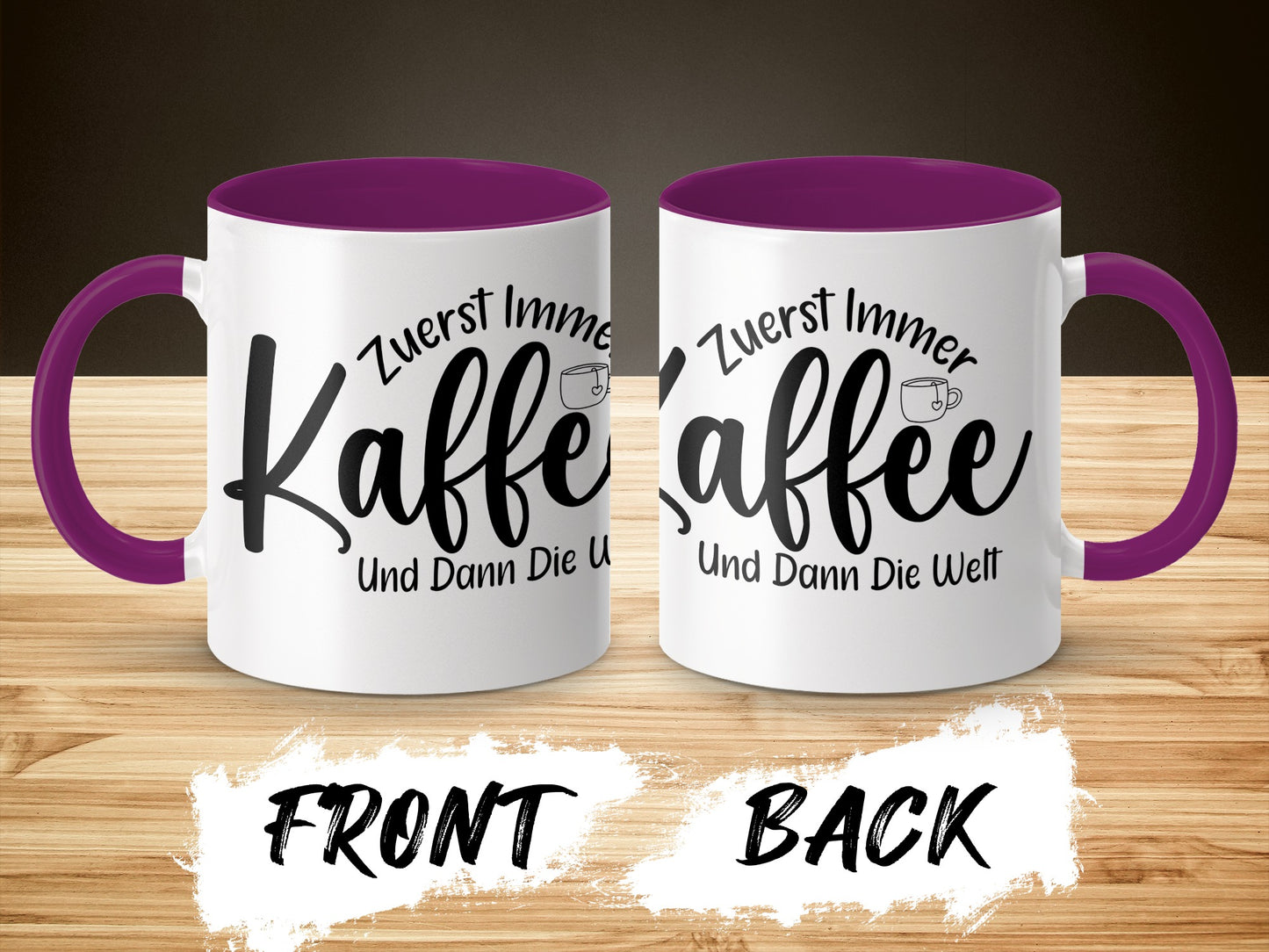 Zuerst Immer Kaffee Und Dann Die Welt Mug Product