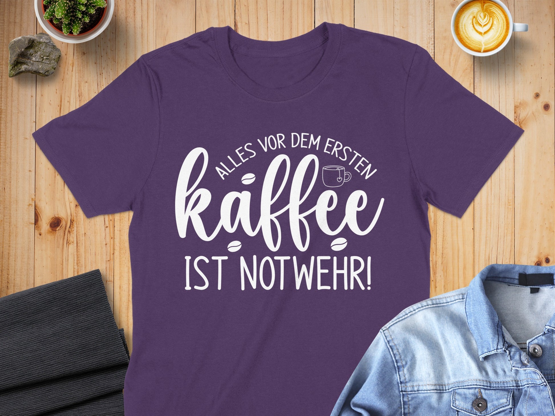 Alles Vor Dem Ersten Kaffee Ist Notwehr! T-shirt
