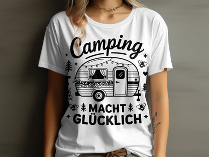 Camping Macht Glücklich Graphic Tee