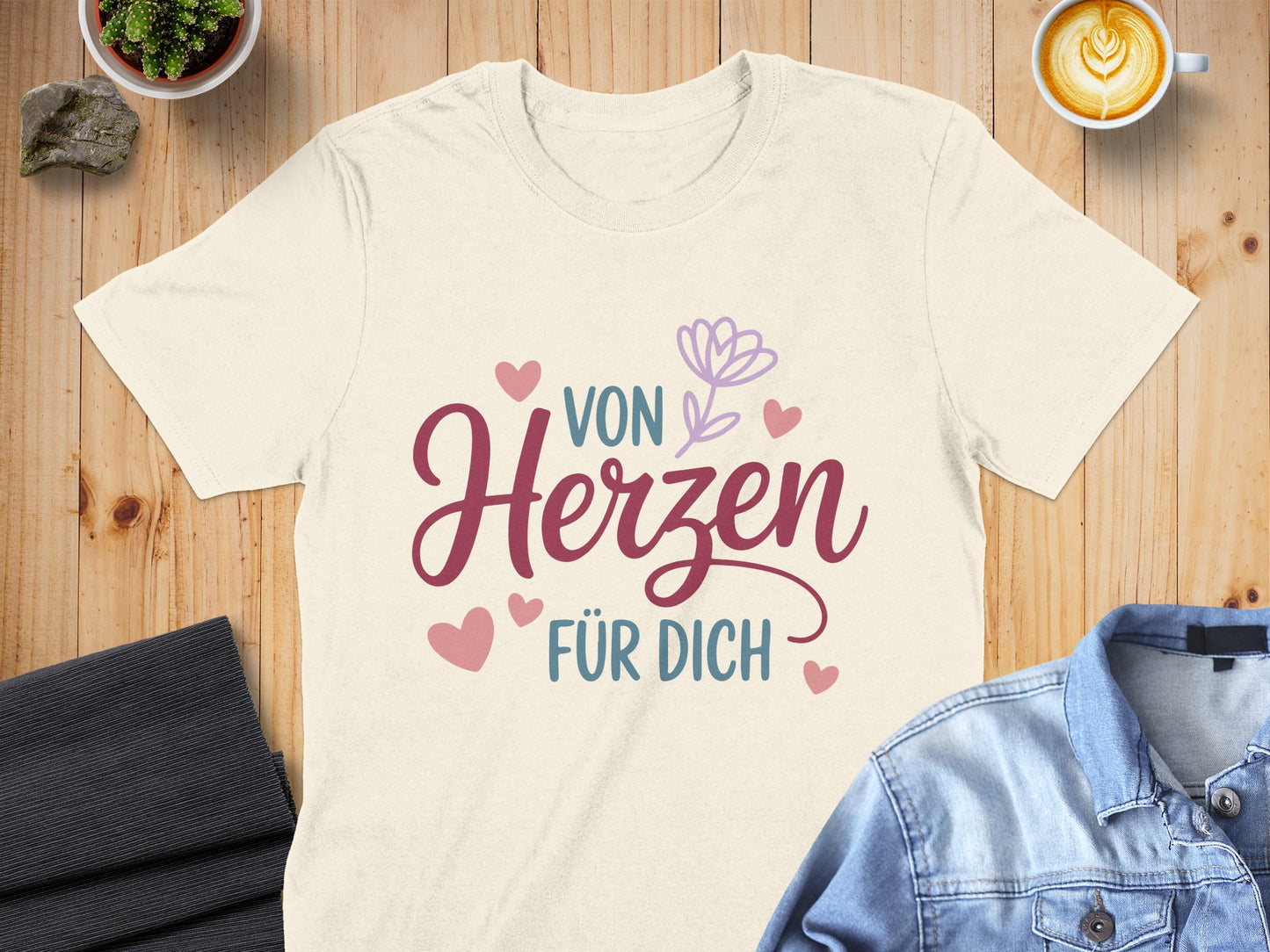 Von Herzen Für Dich Graphic T-Shirt