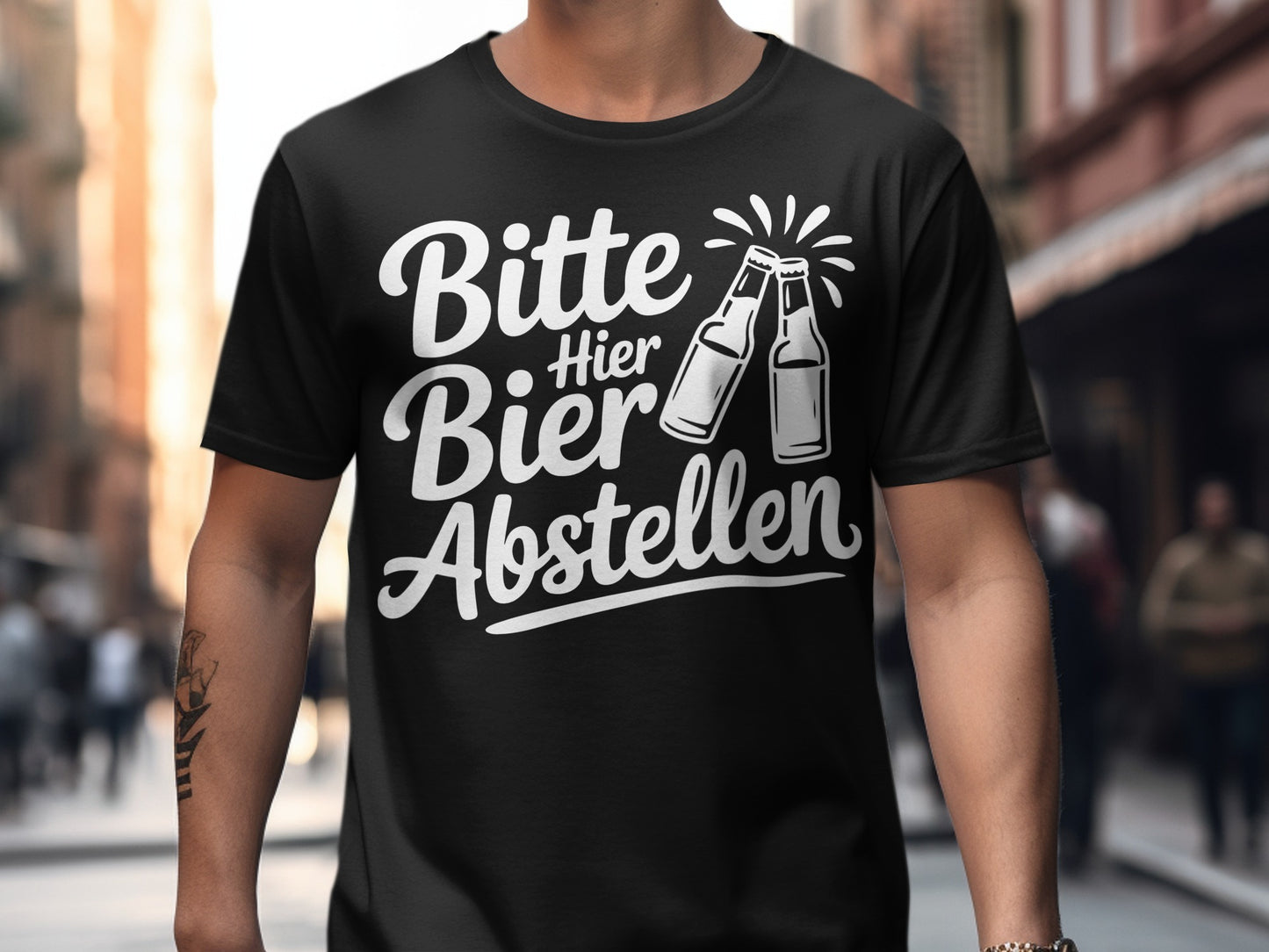 Bitte Hier Bier Abstellen Graphic Tee