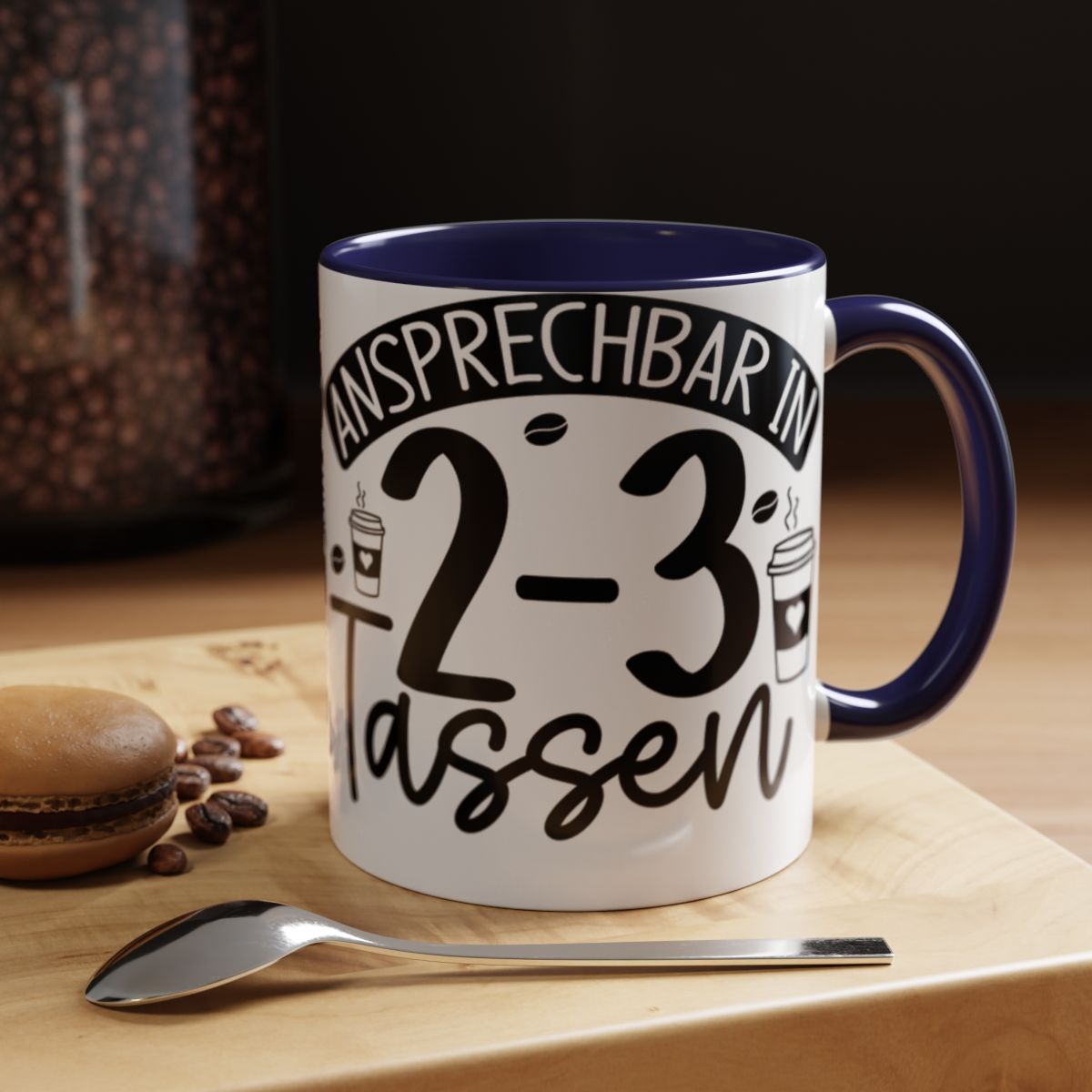 Ansprechbar in 2-3 Tassen Ceramic Coffee Mug