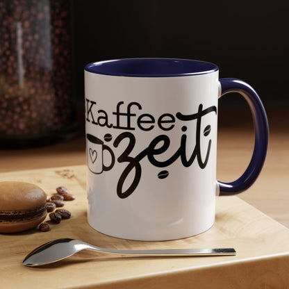 Kaffeezeit Mug with Heart Illustration for Coffee Lovers