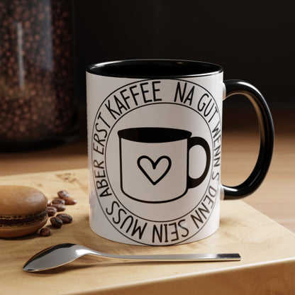 Humorous Kaffee Design Coffee Mug for Morning Caffeine Fix