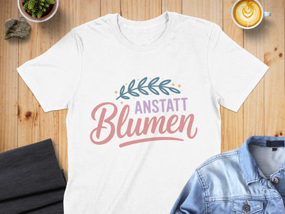 Anstatt Blumen White Graphic Tee Shirt Product