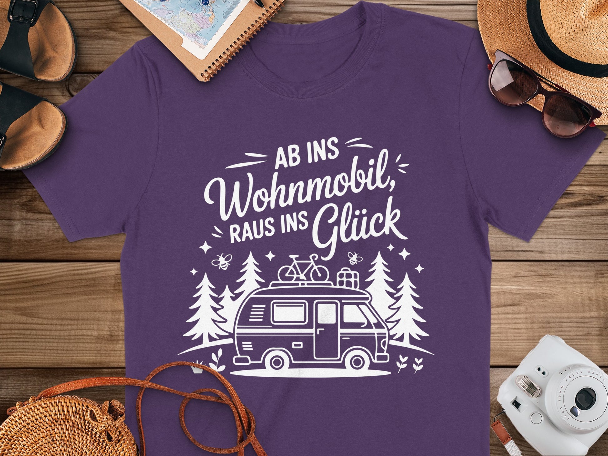 Ab Ins Wohnmobil Raus Ins Glück T-Shirt for Travel