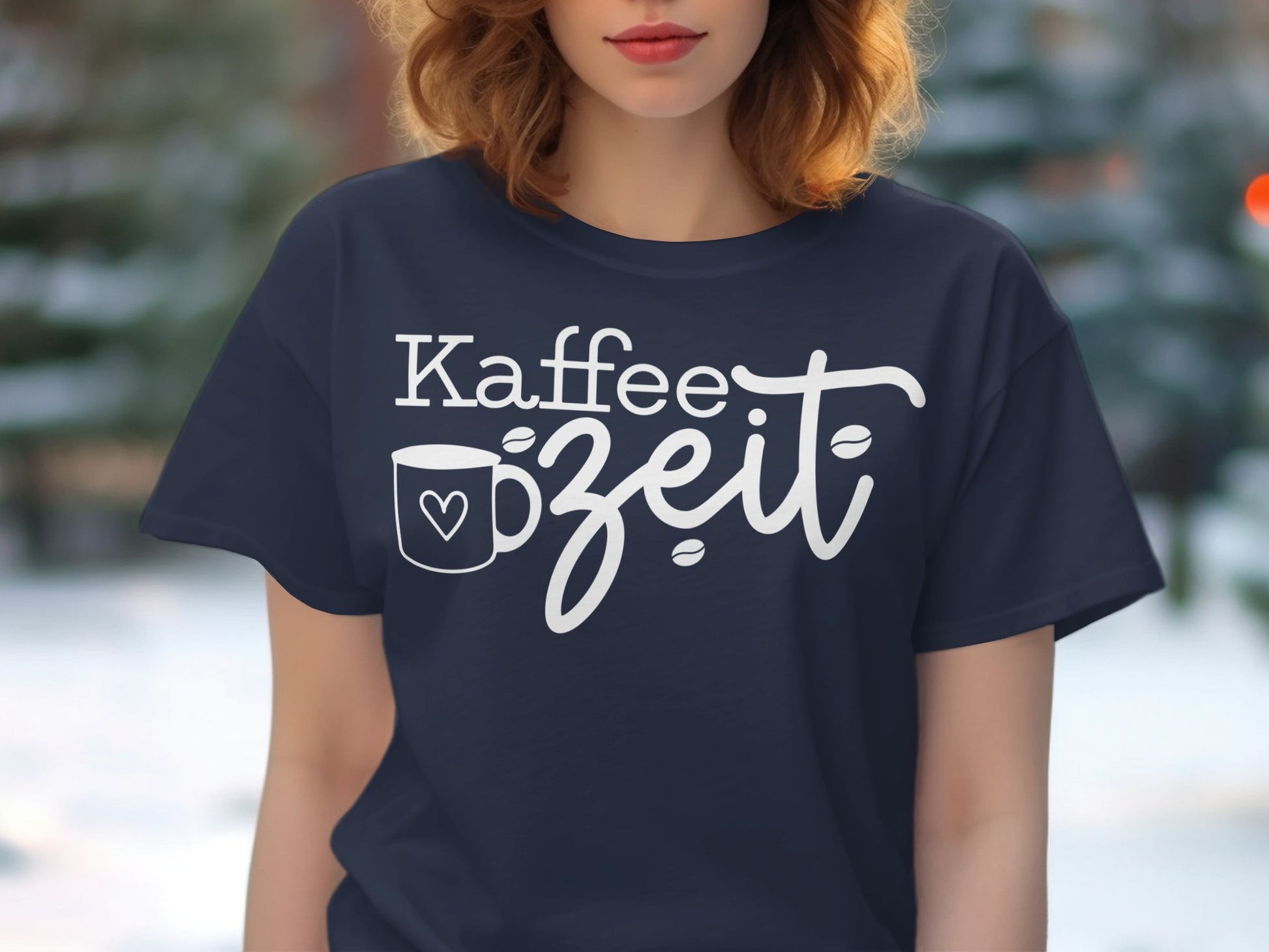 Kaffee Zeit Graphic Tee for Coffee Lovers
