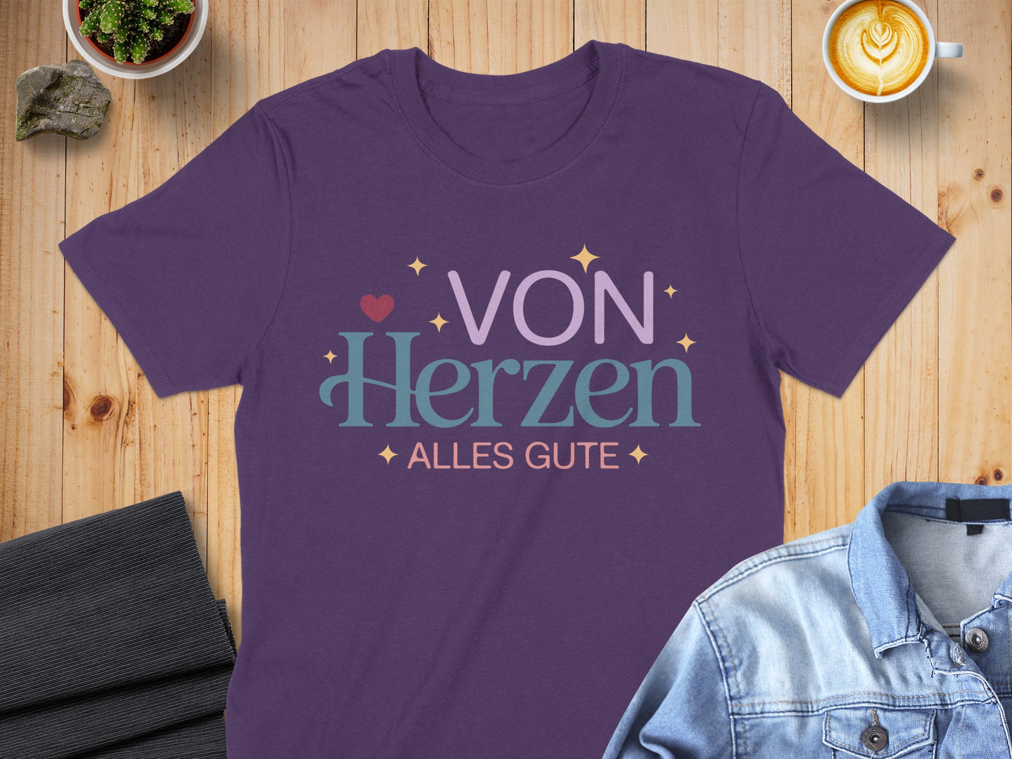 Von Herzen Alles Gute Graphic T-Shirt Design