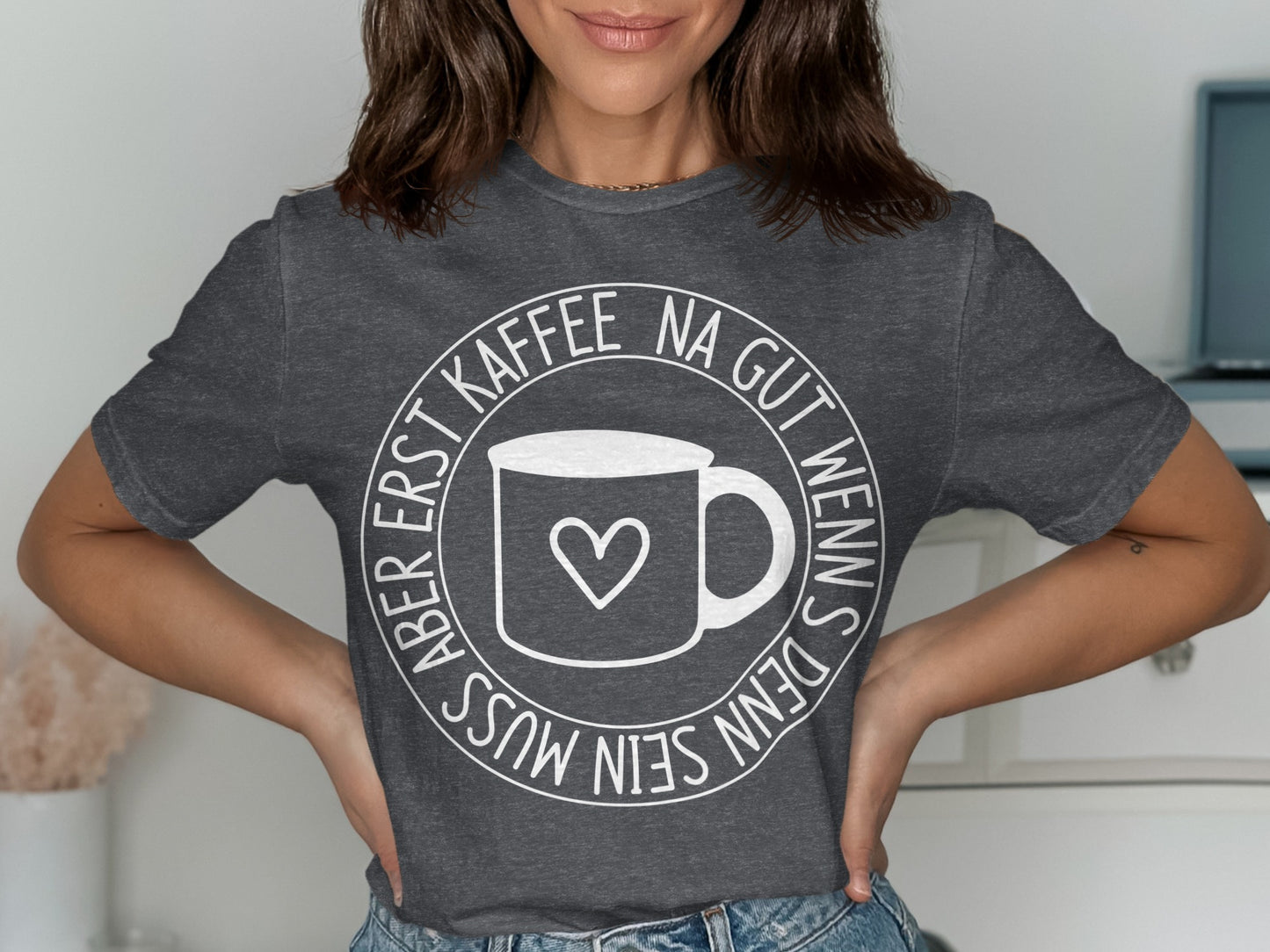 Lustiges Kaffee T-Shirt - Perfekte Geschenkidee
