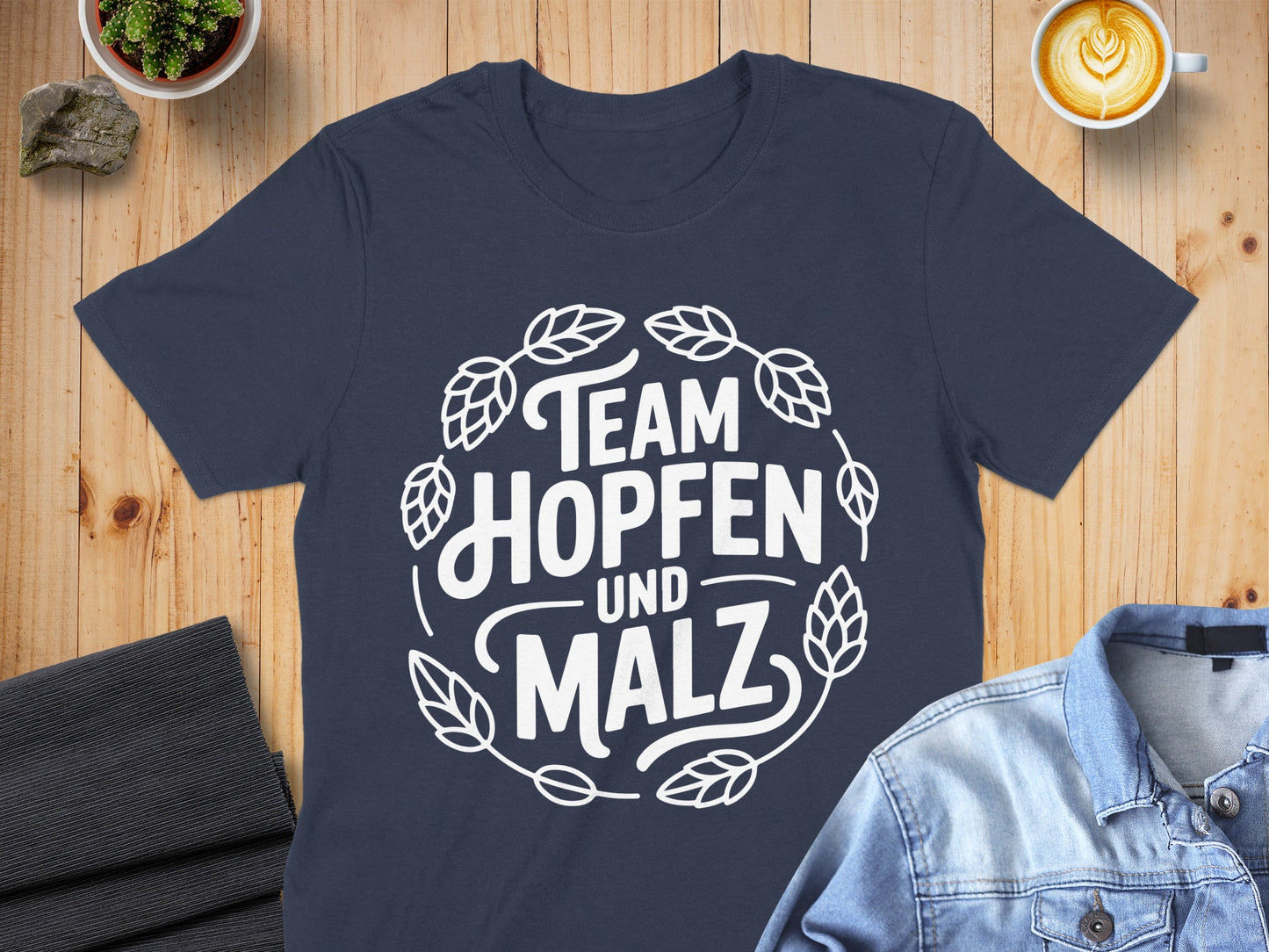 Team Hopfen und Malz graphic text print T-shirt