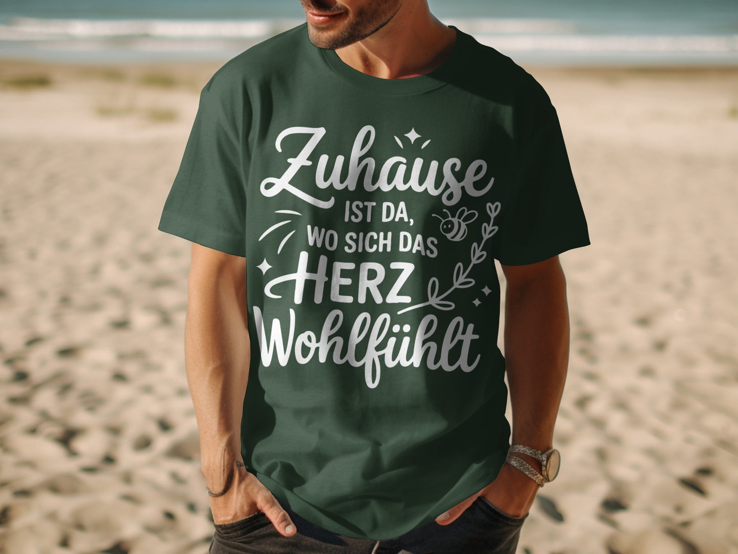 Zuhause ist da wo sich das Herz wohlfühlt shirt