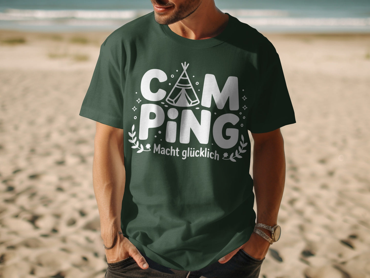 Camping Macht Glücklich Graphic T-Shirt