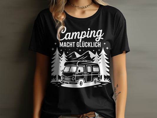 Camping Macht Glücklich Graphic T-Shirt