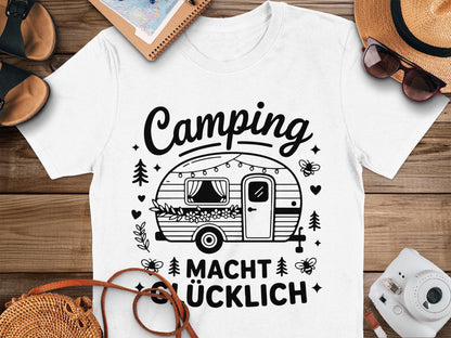 Camping Macht Glucklich Graphic T-Shirt