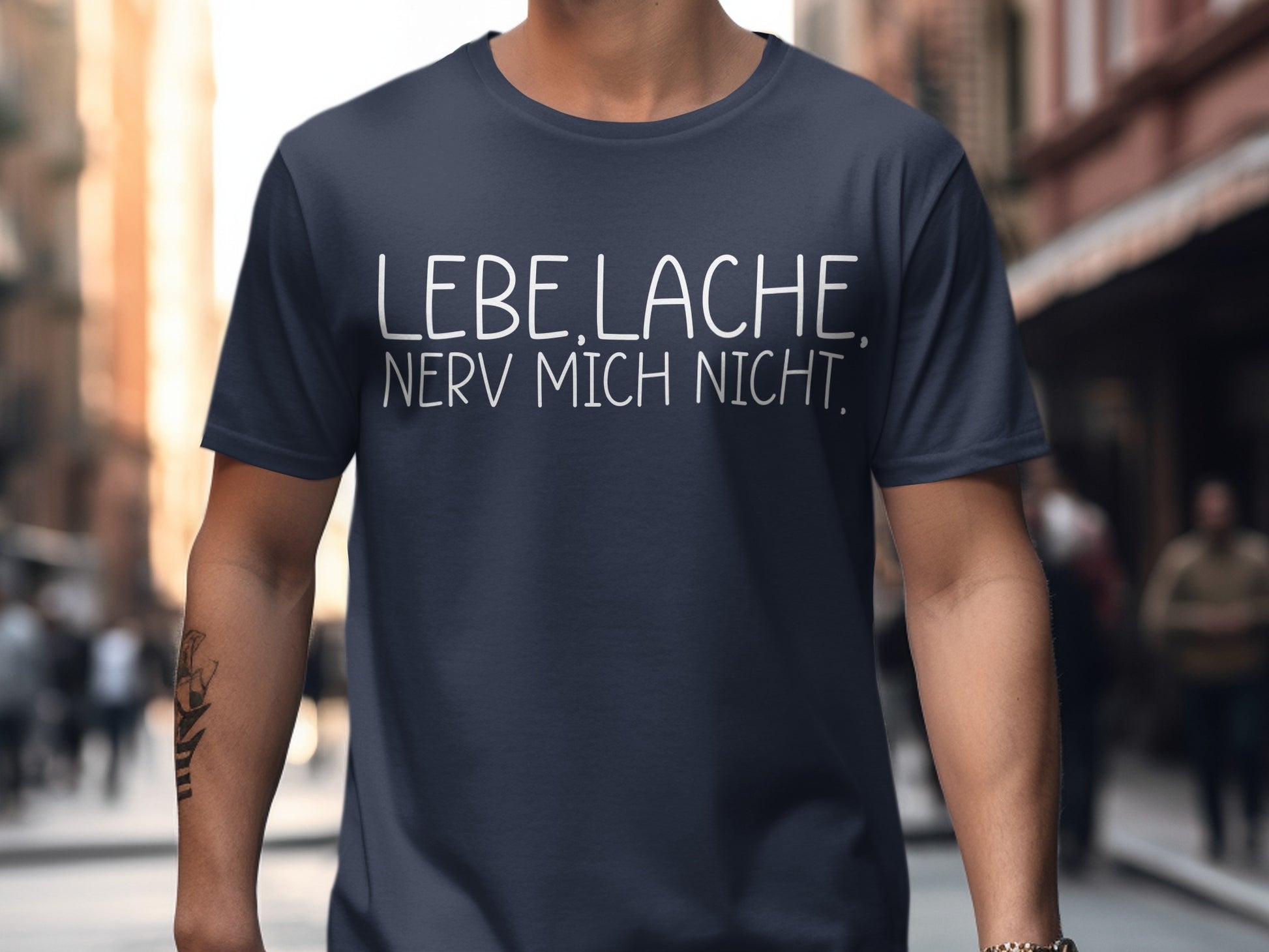 Lebe Lache Nerv Mich Nicht Graphic Tee