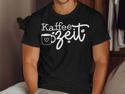 Kaffee Zeit with Heart Coffee Mug Graphic T-Shirt