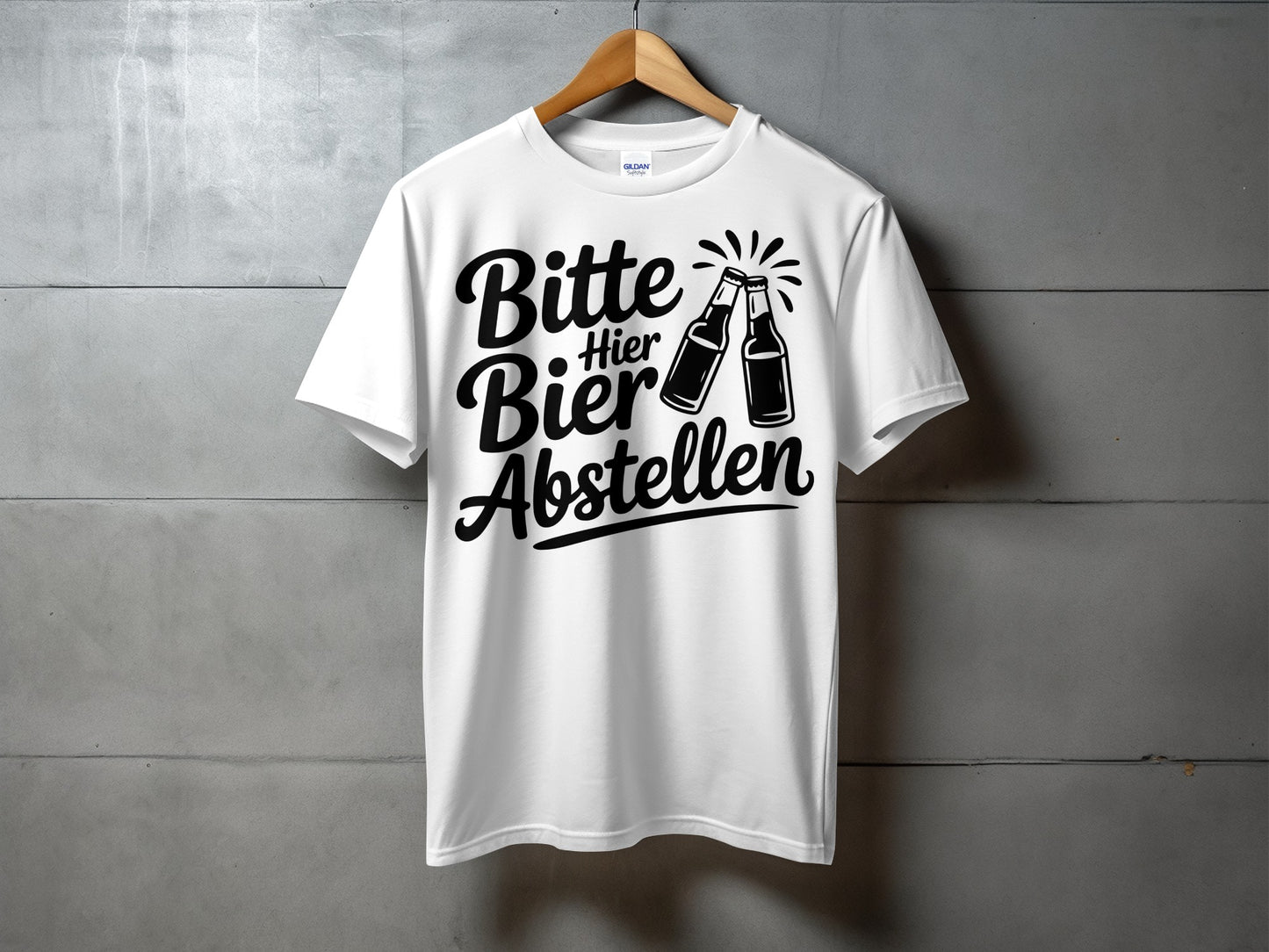 Bitte Hier Bier Abstellen T-shirt