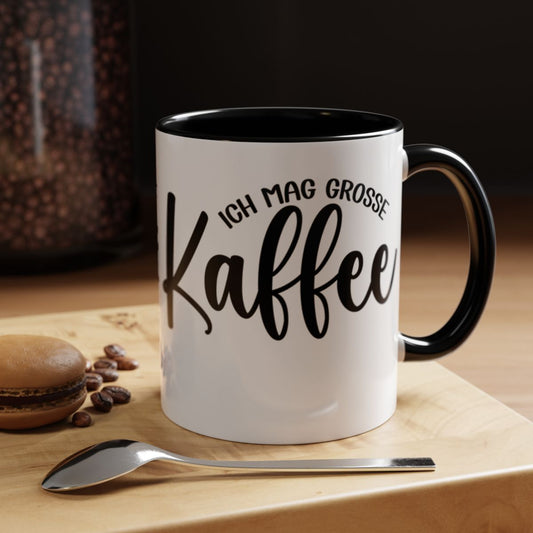 Ich mag grosse Kaffee design mug for coffee lovers
