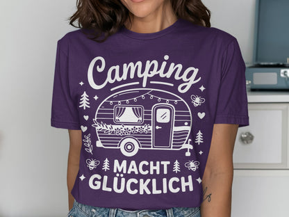 Camping Macht Glücklich Graphic T-shirt