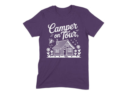 Camper On Tour Graphic Design T-Shirt