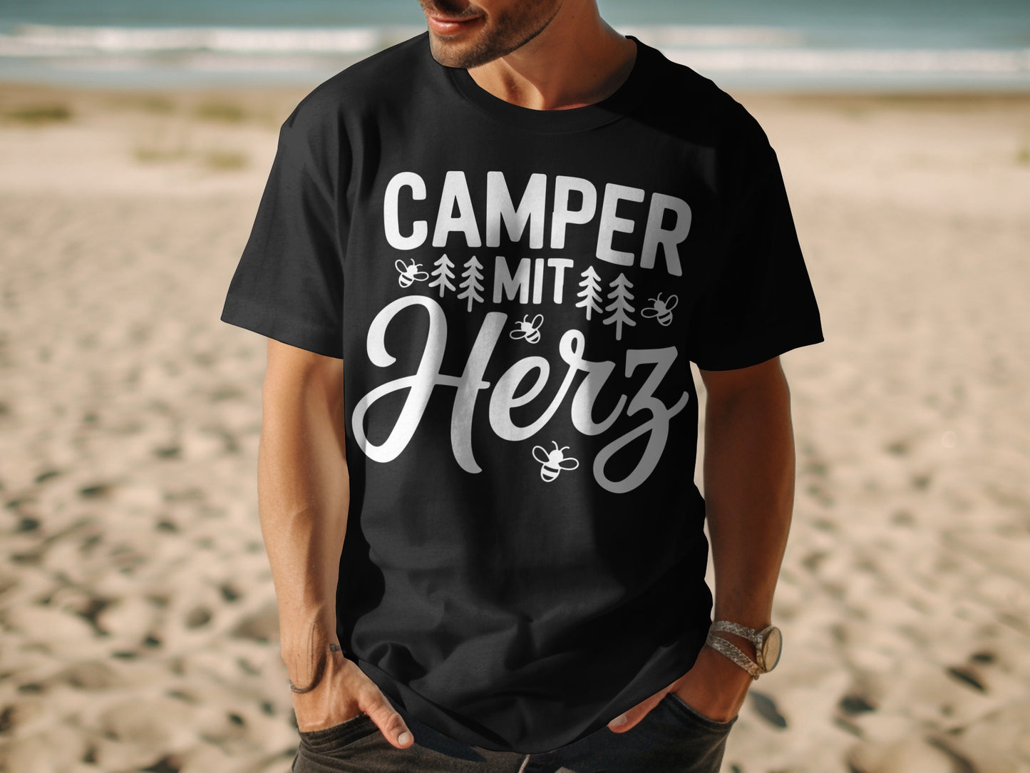 Camper Mit Herz Graphic T-Shirt Product