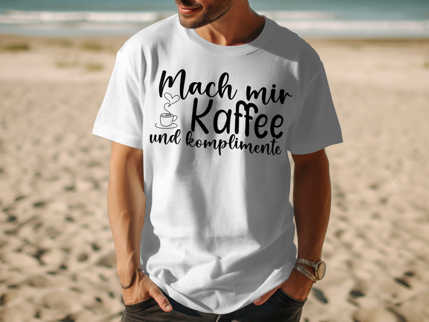Mach mir Kaffee und komplimente T-shirt