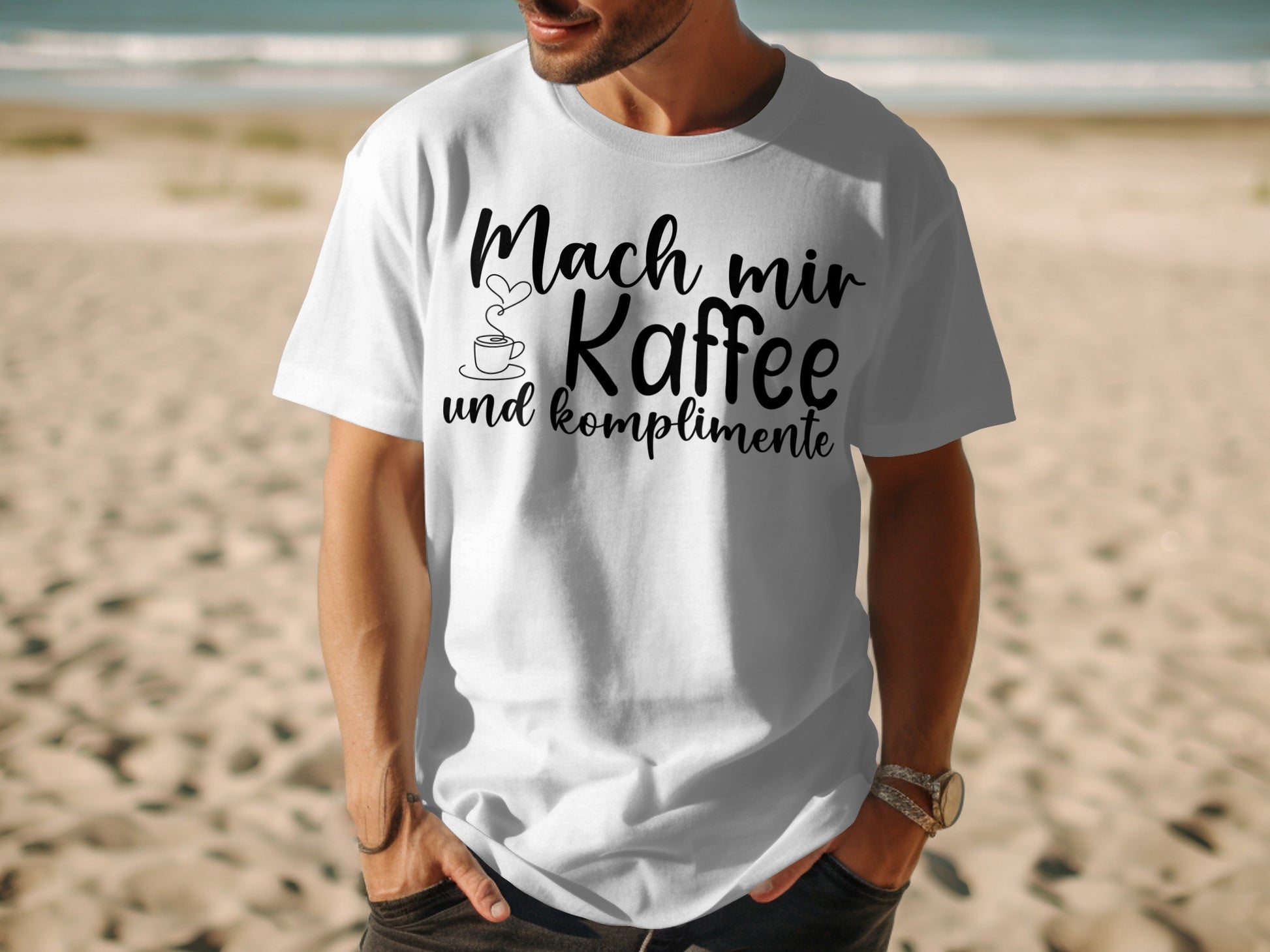 Mach mir Kaffee und komplimente T-shirt