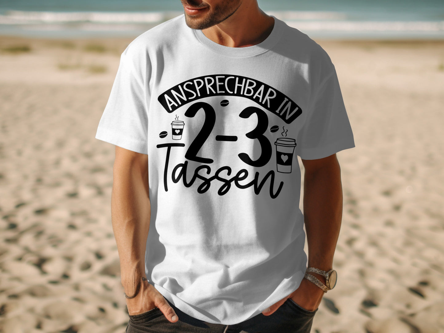 Ansprechbar in 2-3 Tassen Graphic T-Shirt Product