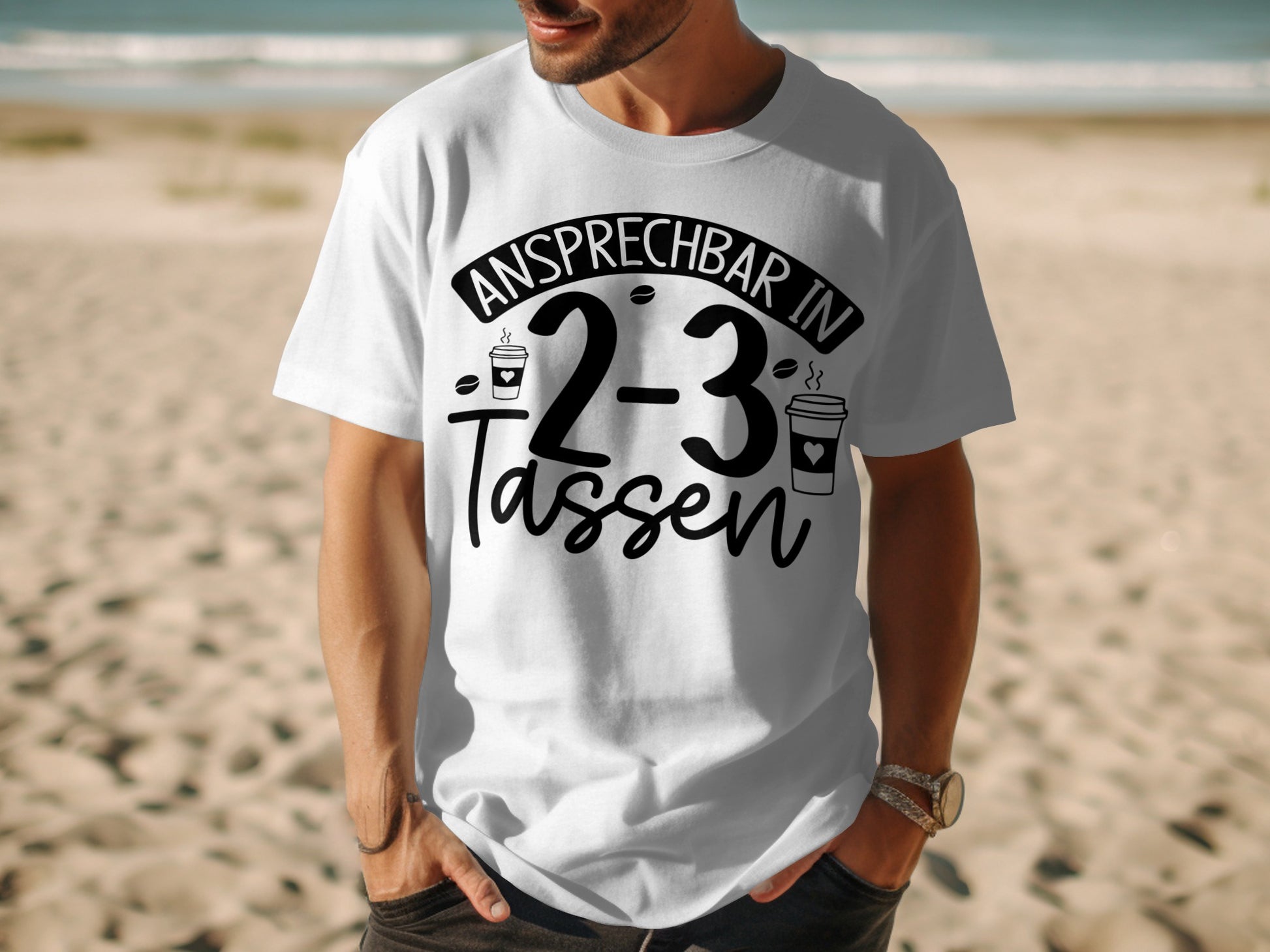 Ansprechbar in 2-3 Tassen Graphic T-Shirt Product