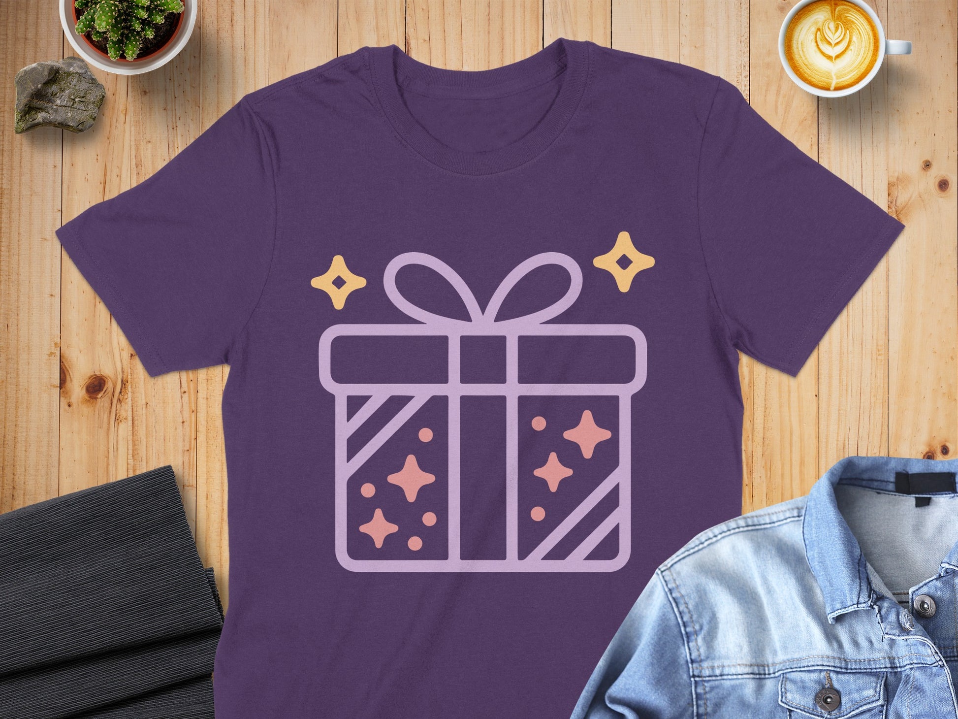 Stylish Graphic Gift Design T-Shirt for Casual Wear