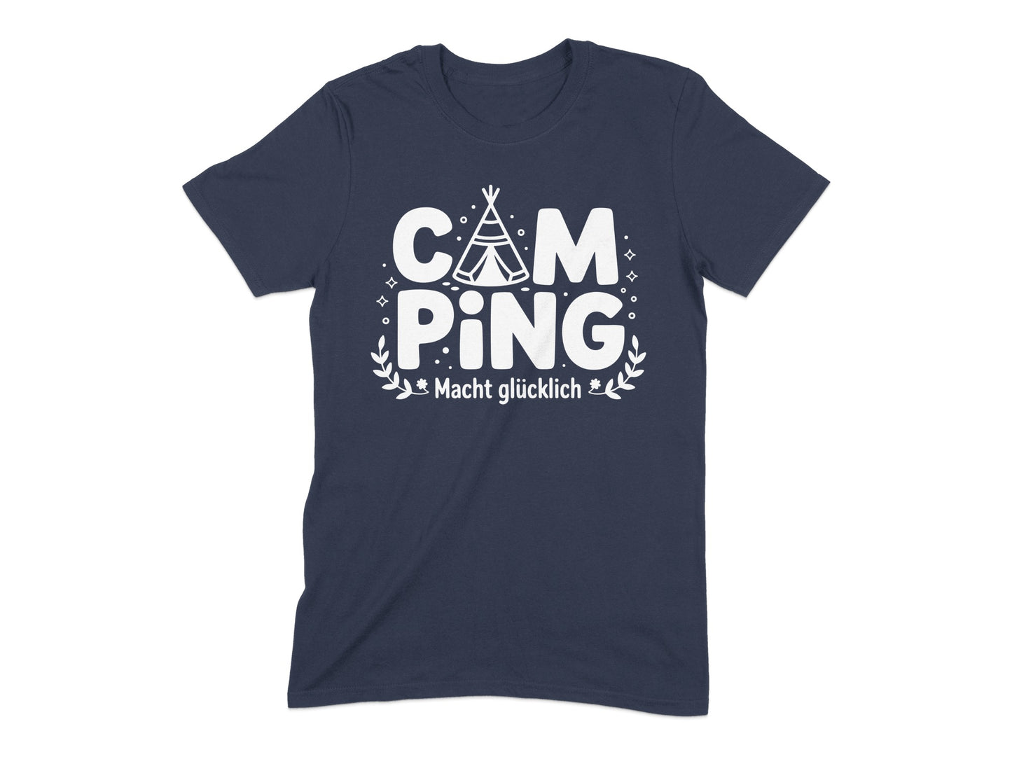 Camping Macht Glücklich Printed T-Shirt
