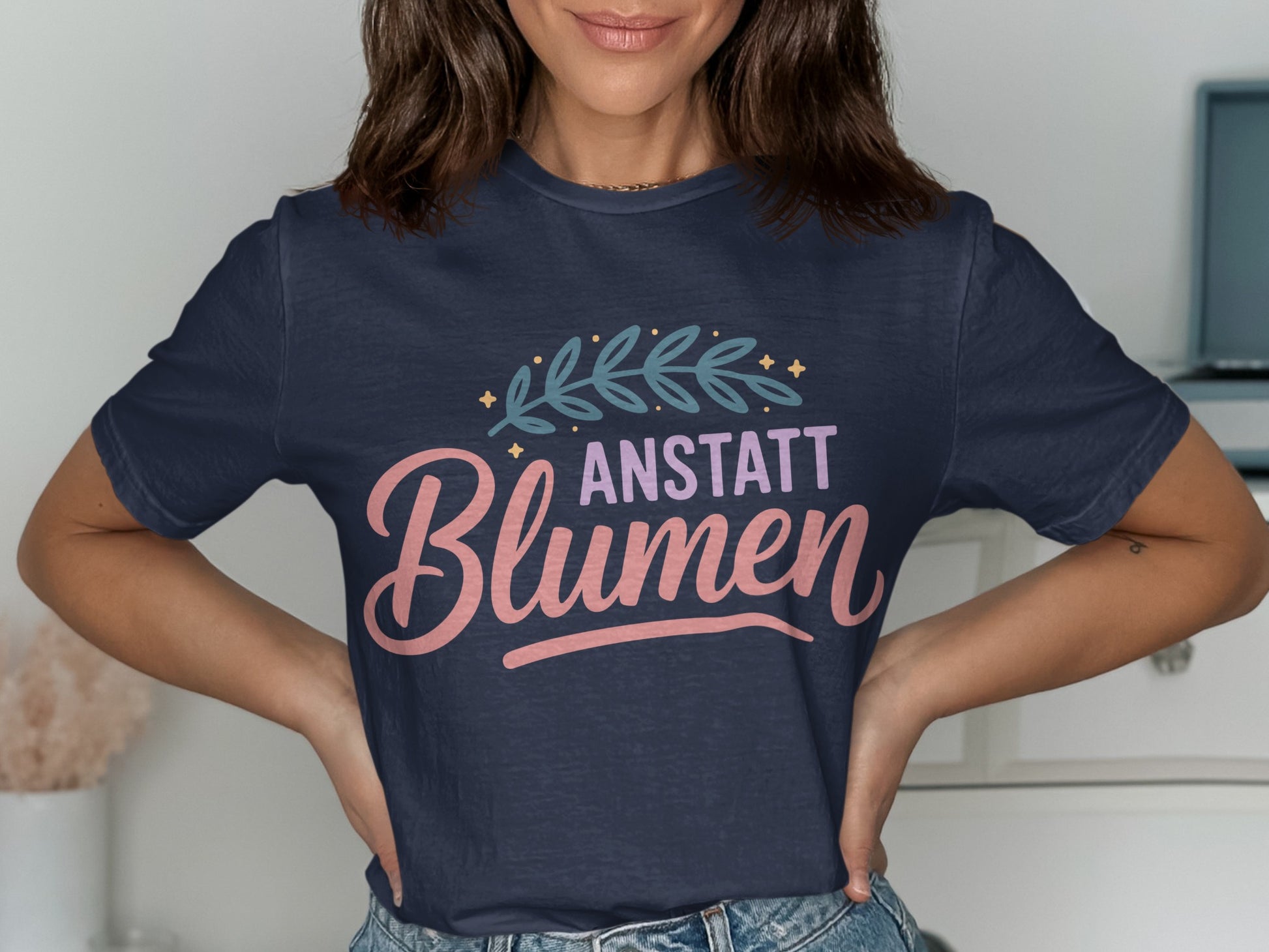Anstatt Blumen Cute Graphic T-Shirt Fun Casual Tee
