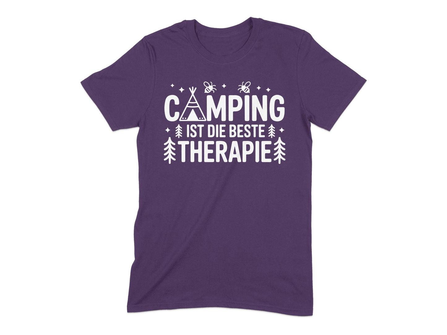 Camping Ist Die Beste Therapie t-shirt