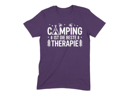 Camping Ist Die Beste Therapie t-shirt
