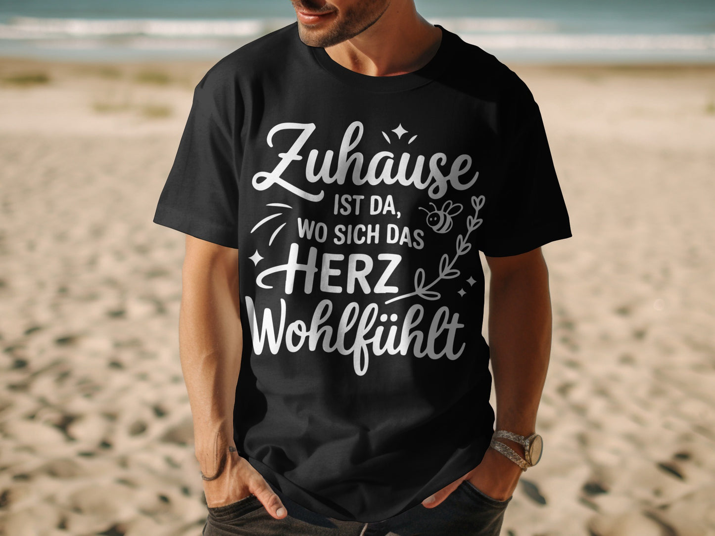 Zuhause ist da wo sich das Herz wohlfühlt Shirt