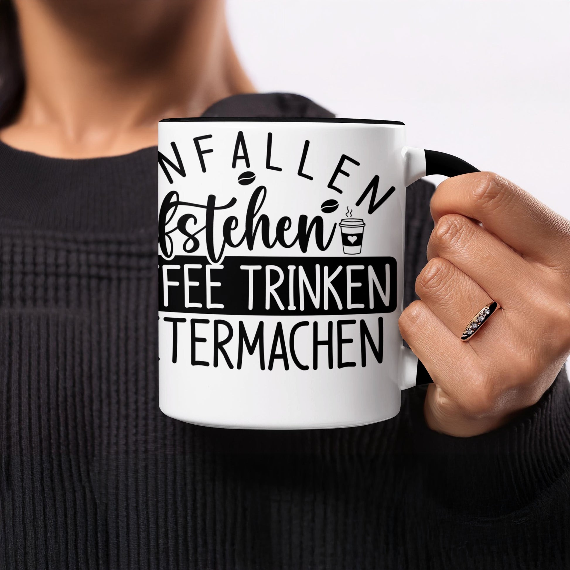 Unfallen Aufstehen Fee Trinken Tetermachen Product